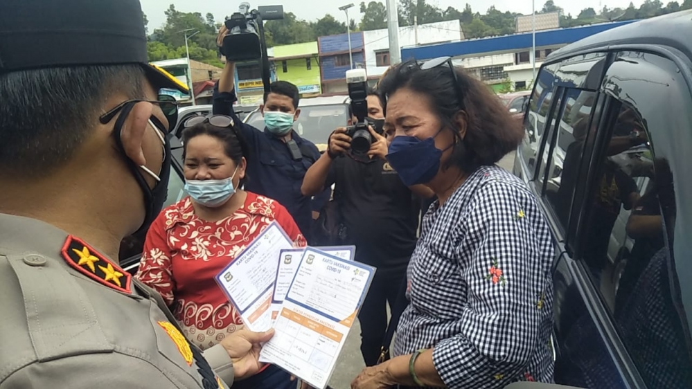 Kapoldasu Kunjungi Pelabuhan Ajibata Sosialisasikan PPKM Level 3