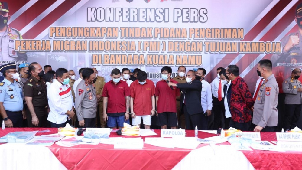 Kepolisian Sumatera Utara Periksa 212 PMI Ilegal