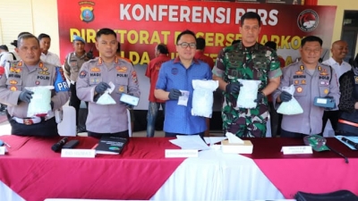 Pengungkapan Sabu dan Pil Ekstasi Dibawa Para Pelaku dan Aiptu FFB Digelar Ditresnarkoba Polda Sumut