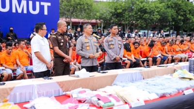 Polda Sumut Berantas Jaringan Narkoba Terdapat Home Industri Pil Ekstasi di Tanjung Balai, Dikendalikan Penghuni Lapas