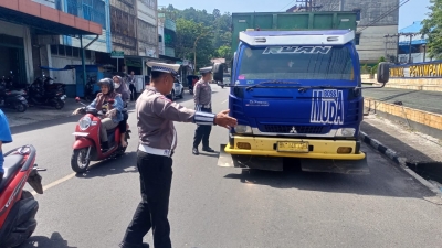 Hari Akhir Operasi Patuh Toba 2024, Polres Sibolga Tetap Laksanakan Tilang Manual