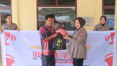 Polwan Polres Sibolga, Gelar Bbakti Religi Dalam Rangka Hari Jadi Polwan RI Ke_76