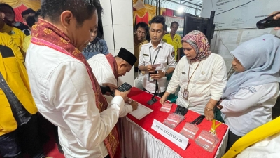 Dalam Rangka Ops Mantap Praja Toba 2024, Polres Sibolga Amankan Pendaftaran Paslon Walikota Sibolga