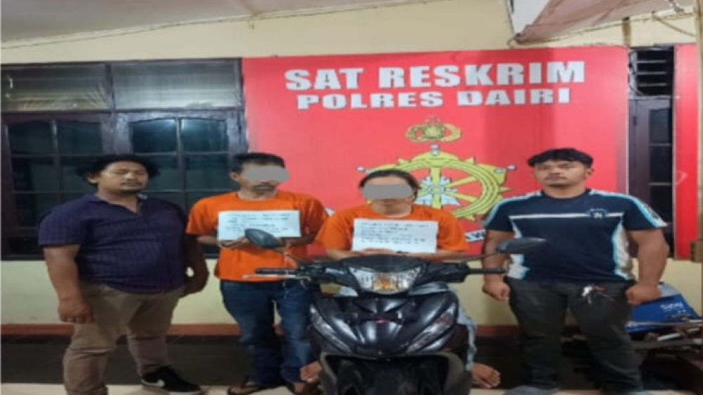Polres Dairi Tangkap Pelaku Curanmor di Sidikalang