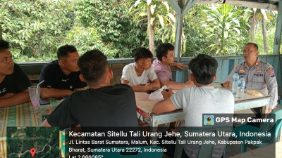 Polsek Salak Polres Pakpak. Bharat, Deteksi Dini dan Antisipasi 3C Dalam Ciptakan Kamtibmas Kondusif