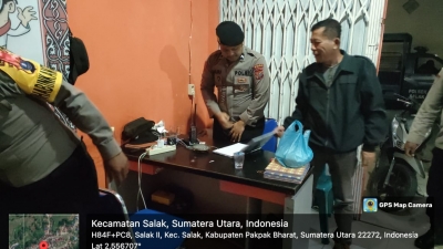 Aspirasi Masyarakat Ciptakan Kamtibmas Kondusif, Polsek Salak Bersama Kegiatan Rutin Ditingkatkan