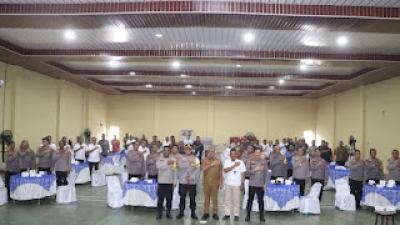 Kapolres Langkat Pimpin Rapat         Koordinasi Dukung Percepatan Swasembada Jagung