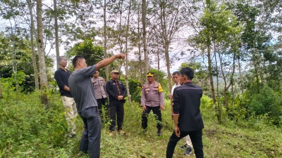 Polres Pakpak Bharat Cek Lahan Penanaman Bibit Jagung Serentak Untuk Dukung Program.Ketahanan Pangan