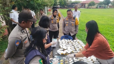 Kapolresta Deli Serdang Usai Pimpin Apel Pagi Langsung Personel di Tes Urine