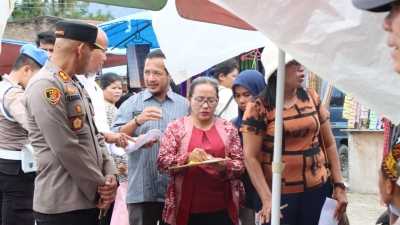 Polres Pakpak Bharat Monitoring Harga Cek Ketersediaan Bapokting Jelang Ramadhan 1446 H 