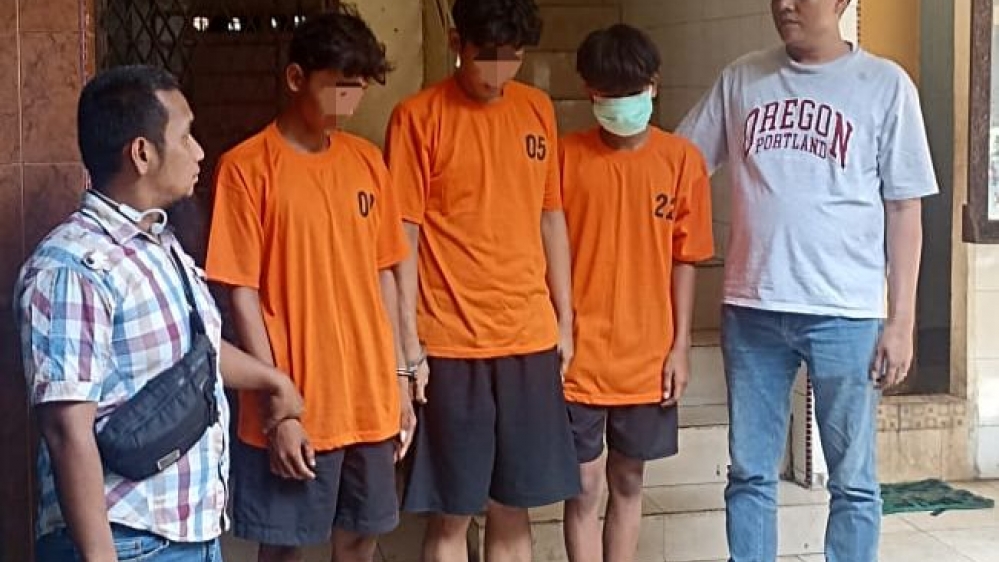 Polisi Amankan Tiga  Remaja Tawuran di Medan