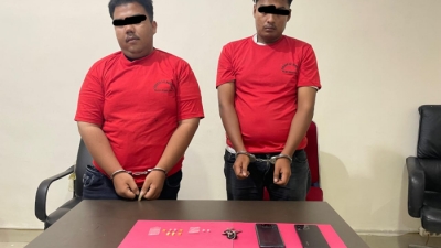 Polres Rohul Gagalkan Transaksi Narkoba, Ringkus Dua Pria Serta 9 Butir Pil Ekstasi