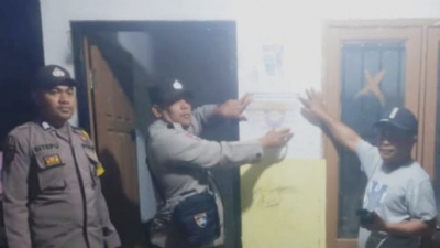 Sat Binmas Polres Pakpak Bharat Sambangi Pos Siskamling, Ajak Warga Masyarakat Tingkatkan Kewaspadaan