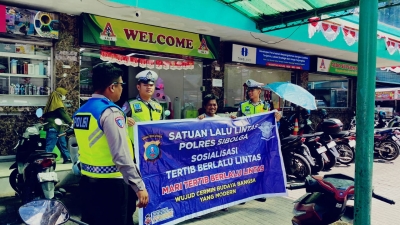 Polres Sibolga Laksanakan Tertib Lalulintas di Tempat Keramaian