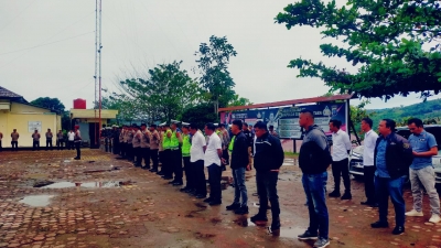 Kapolres Pakpak Bbarat Pimpin Apel Kesiapan Aksi Unjuk Rasa