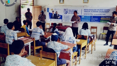 Polres Pakpak Bhsrat Sama Polsek Salak Sosialisasi SMA Kemala Taruna Bhayangkara, SMP N-2 Salak,SMlP N-3 Satu Atap STTU Julu