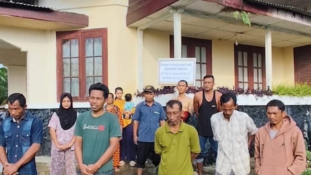 Rumah Dinas Maneger Kebun Pulau Tiga Tempat Penampungan Korban Bencana Banjir Hidrometeorologi Aceh 2025