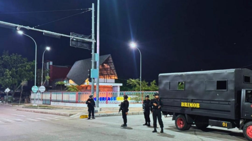 Brimob Polda Sumut Gelar Patroli KRYD Skala Besar di Kota Medan, Antisipasi Gangguan Kamtibmas