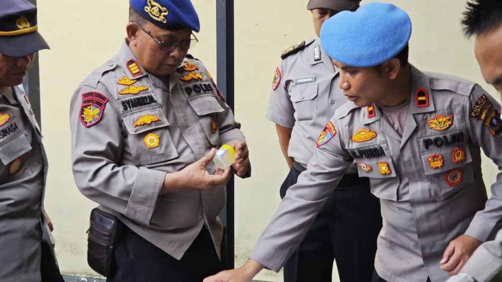 Cegah Penyalahgunaan Narkoba, Sipropam Polres Sibolga Periksa 25 Perwira
