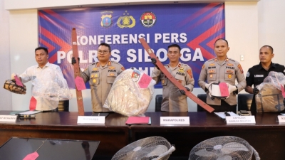 Polres Sibolga Ungkap Dua Kasus Çurat, 6 Tersangka Diamankan