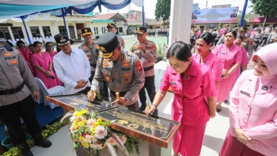 Kapolda Whisnu Pimpin Perubahan Nomenklatu (Tata Nama) Polres Tanah Karo Menjadi Polres Karo