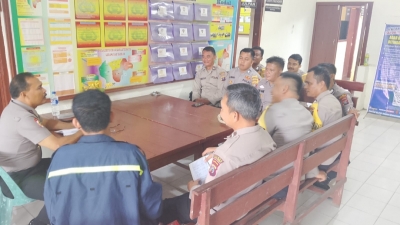 Kapolsek Salak Iptu Tumpal Sitorus, SH Pimpin Anev Perdana, ini Arahannya