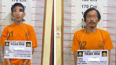 Polsek Hinai Polres Langkat Ciduk Dua Pelaku Curat