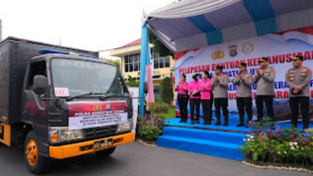 Polda Sumatera Utara Kirim 25 Ton Bantuan Kemanusiaan Untuk Korban Gempa NTT