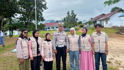 Goes To School, Sat Lantas Polres Pakpak Bharat Ajak Pelajar SMA N-1 Sigunung Ciptakan Kamseltibcar Lantas