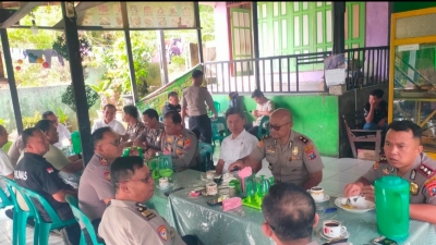 Kapolres Pakpak Bharat Pimpin Kegiatan Coffe Morning Bersama PJU dan Para Perwira